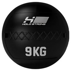 HOLD STRONG ELITE 系列 軟式 重量訓練藥球 2-6KG, 黑色, 9kg, 1個