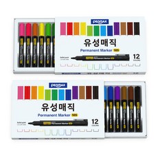 PENMAX 油性馬克筆 12色, 混色, 2套
