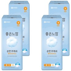 좋은느낌 순면 팬티라이너, 롱, 69개입, 4개