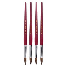 HWAHONG 華虹 磨圓水彩筆, 20號, 4個