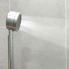 HOMEDAUM TheSSEN鋁合金渦輪增壓H6蓮蓬頭, 銀色, 1個