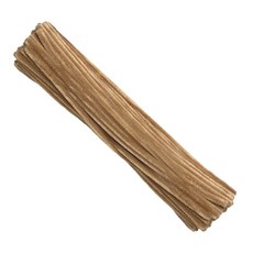 曼德哈比 彩色細毛根鐵絲, 100個, 淺棕色