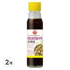 오뚜기 레드와인 발사믹 드레싱, 215g, 2개