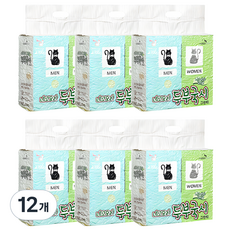 네꼬모리 두부국시 나노입자 고양이 모래, 2.8kg, 12개, 그린티