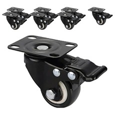 GAPANG 靜音煞車腳輪 小型輪子, 8個