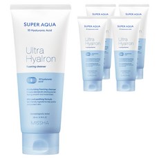 미샤 수퍼 아쿠아 울트라 히알론 포밍 클렌저, 200ml, 5개