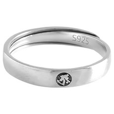 財神小舖 生肖牛、虎 虛空藏菩薩本命佛 梵文戒指 925純銀活圍戒, RS-035-2