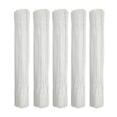 曼德哈比 彩色細毛根鐵絲, 500個, 白色