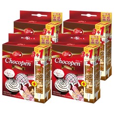 브레드가든 초코펜 3종 + 1종, 80g, 4세트