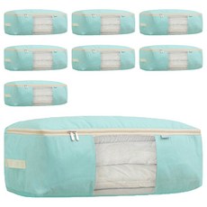 마켓피오 옥스포드 파스텔 이불정리함, 민트, 8개
