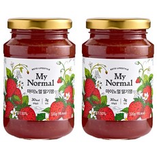 마이노멀 딸기잼, 320g, 2개