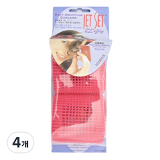 Jet Set 髮捲 65mm, 粉紅色, 4個