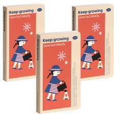 아이코닉 슬로우 핸디노트 104매, 02GROWING, 3개