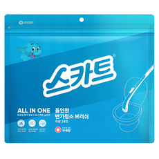 SKAT 多合一馬桶清潔刷花束替換裝 24 件, 1袋, Bouquet