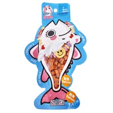 歐姆貓 胖胖魚鮭魚粒 真實魚肉 優質成分, 鮭魚, 25g, 1組