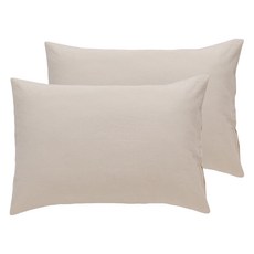 니토리 베개커버 코튼워시 2p