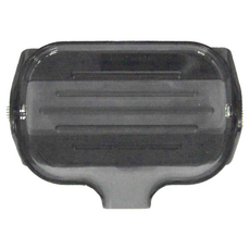 bebehome 時尚簡約風傾斜瀝水肥皂盒 浴室/廚房落地式 免組裝, 透黑, 1個