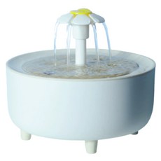 寵物星樂園 花朵自動循環過濾寵物飲水機-小花造型 220V電壓, 1個