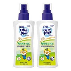 홈키파 마이키파 베이비 앤 키즈 퓨어미스트 해충기피스프레이, 100ml, 2개