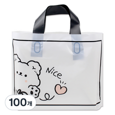 Inp LDPE 手提塑膠袋 小 30 x 20 cm, 05 奈斯熊, 100個