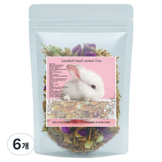루나벨 소동물 저단백 간식, 100g, 6개