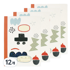 heLLo MORIS Toyca 寬行筆記本 小學1~3年級, 12個, 混合顏色