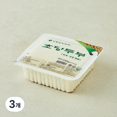 강릉초당두부 초당두부, 340g, 3개