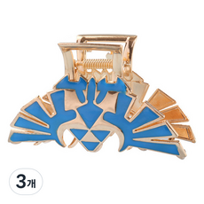 HOHU 薩爾達傳說 遊戲 盤髮迷你抓夾, 藍色, 3個