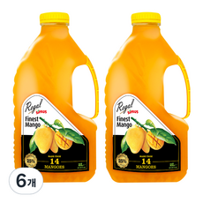 리갈푸드 파이니스트 망고 주스, 2L, 6개