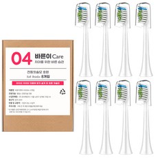 Bareun-E Care 飛利浦相容電動牙刷刷頭, 8個, HX6064-DM