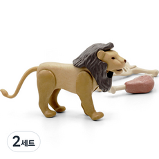 Playmobil 摩比人 獅子71054, 2套