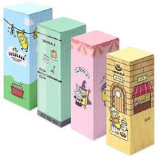 POPO FANCY Lululala 冰箱托盤鉛筆盒 4 件套, 冰箱、洗衣房、蒸汽房、馬戲團, 1套