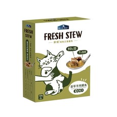 BLUE BAY 倍力 鮮境純肉主食餐包 護心配方 含Omega3 無防腐劑 無人工色素 無化學添加劑, 香草羊肉鯖魚, 200g, 1盒