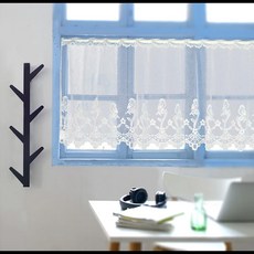 LASSLEY 蕾絲妮 門簾紗, 喜悅鳥 白色