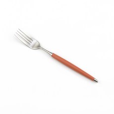 Bogen Le Bien 緞面餐具 沙拉叉, 1個, 胡蘿蔔色