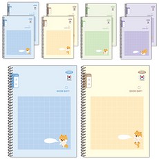 PENPIA 2 000 小學線圈筆記本 10格國語 共用, 10個, 隨機出貨