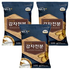농부의뜰 감자전분, 500g, 3개