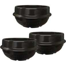 韓式陶瓷湯鍋, 10cm, 3入