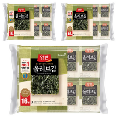 양반 올리브김 식탁 8p, 4g, 48개