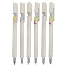 高品質鋒利0.5mm 6p+一次性小袋套裝, 1套, 白色