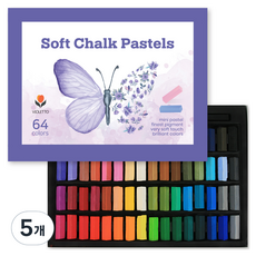 VIOLETTO 短款柔和粉彩, 64色, 5個