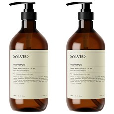 솔브이오 극손상 케라틴 약산성 샴푸, 1L, 2개