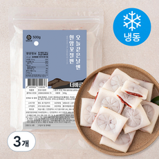 더바른 흰앙꼬절편 (냉동), 500g, 1개입, 3개