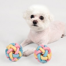 DING DONG PET 寵物粉彩鈴鐺球, 混和色, 2個