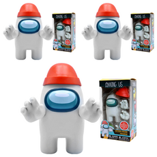 Just Toys Among Us 動作公仔 白色, 3個