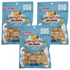 yestar 特濃奶酪消臭餅乾 酥脆口感 消臭配方 全齡犬適用, 奶酪, 100g, 3包