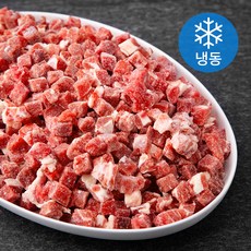 왕고기 호주산 소앞다리살 짜장카레용 1 x 1 x 1 cm (냉동), 3kg, 1개