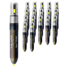 MUNGYO 3色螢光筆, 熒光黃+熒光粉+熒光黃綠, 18個