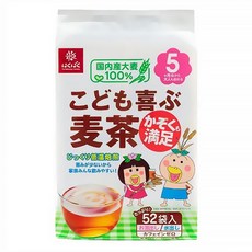 Hakubaku 麥茶包, 日本國產大麥100%, 清香甘醇, 冷熱皆宜, 即沖即飲, 8g, 52包, 1袋
