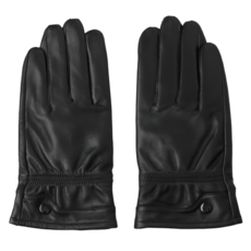 LIKEHOUSE 真皮羊皮雙指觸控男士手套 騎車防風保暖